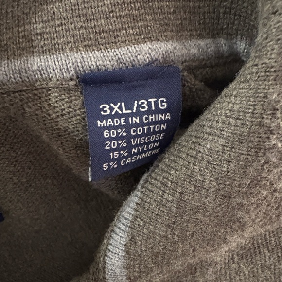 Tommy Bahama Charcoal  Gray Quarter-Zip Sweatshirt - Picture 3 of 6